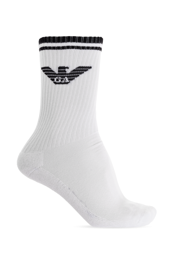 Three-pack of socks with logo, zdjęcie 1 Three-pack of socks with logo od Emporio Armani