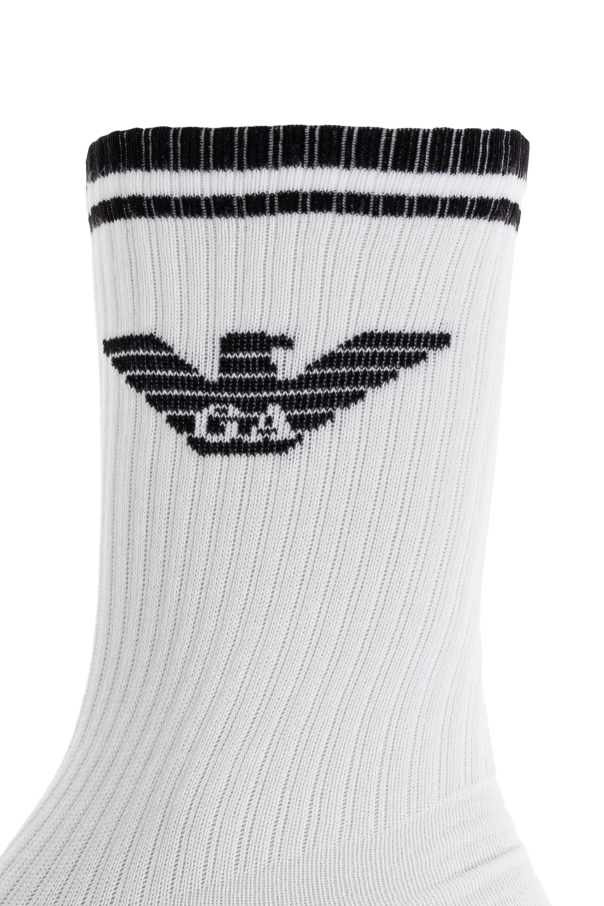 Emporio Armani Pack de tres calcetines con logo