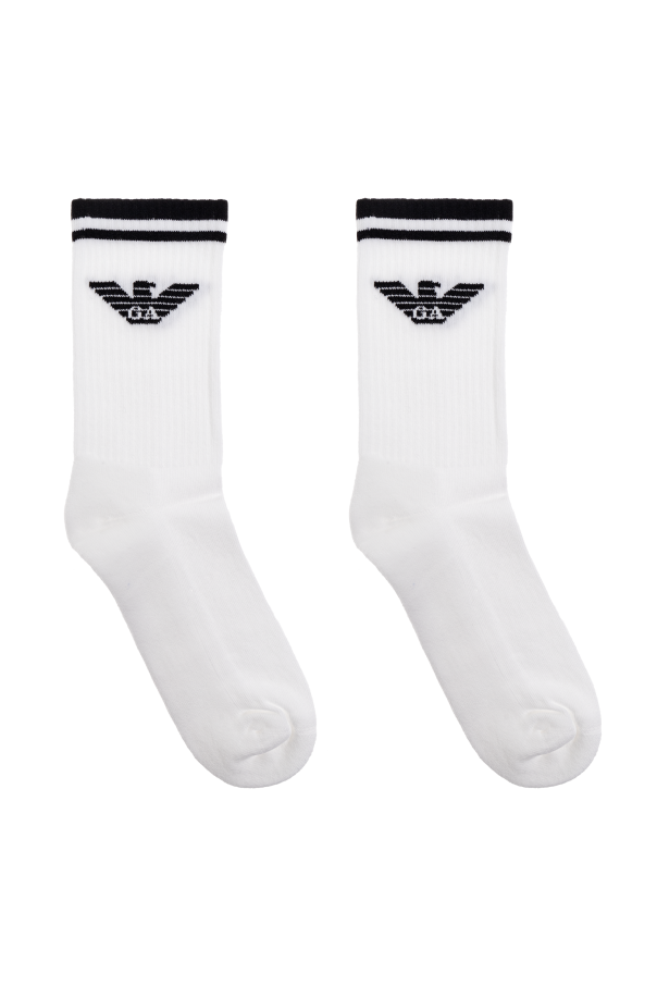 Emporio Armani Pack de tres calcetines con logo