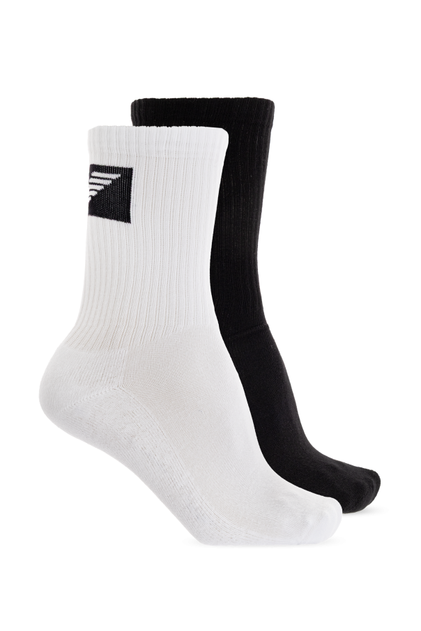 Three-pack of socks with logo, zdjęcie 1 Three-pack of socks with logo od Emporio Armani