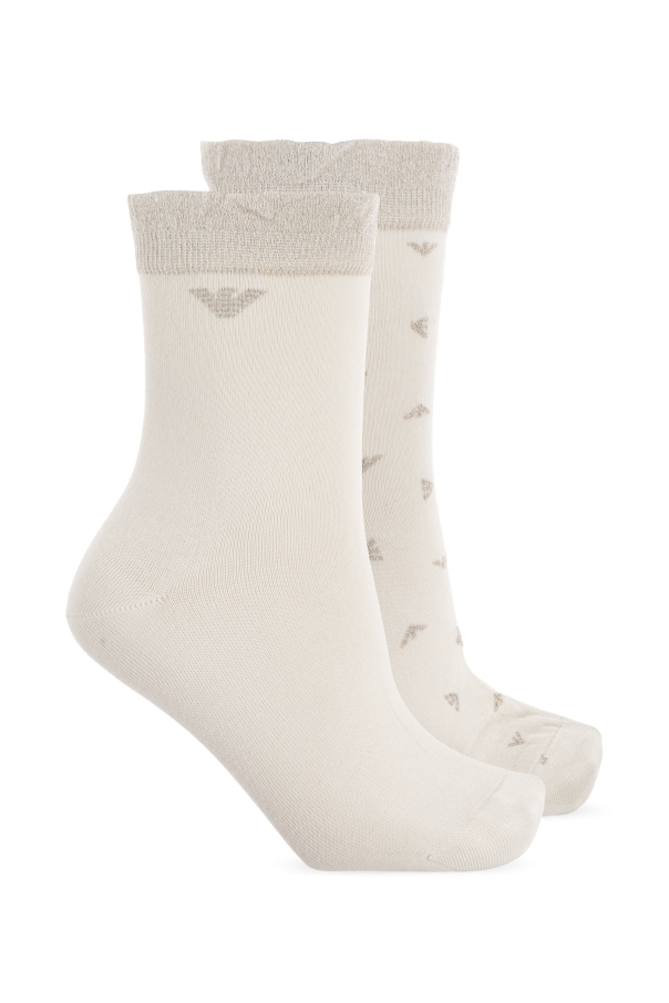 Two-pack of socks with logo od Emporio Armani