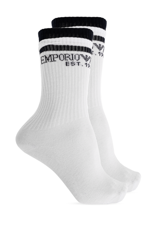 Two-pack of socks with logo od Emporio Armani
