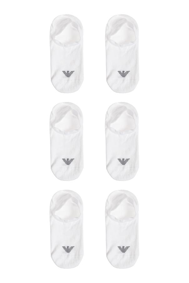 Emporio Armani Trzypak skarpet z logo