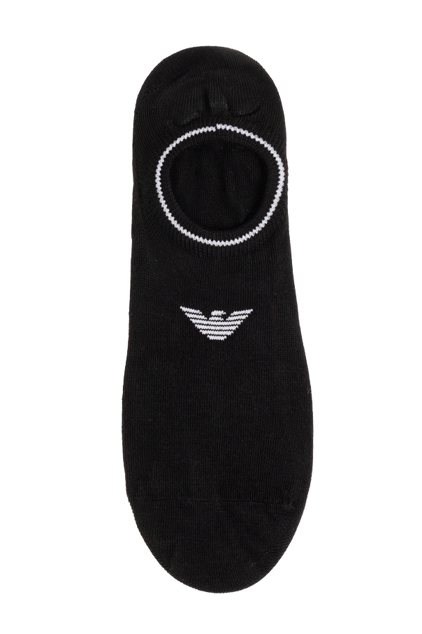 Emporio Armani Pack de tres pares de calcetines con logo