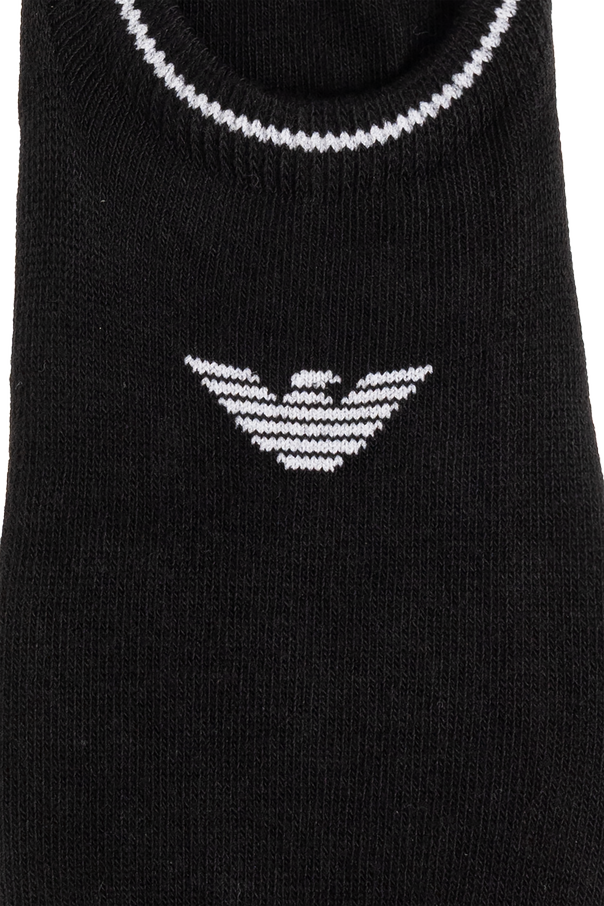 Emporio Armani Pack de tres pares de calcetines con logo