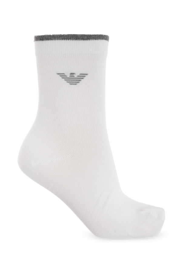 Three-pack of socks with logo od Emporio Armani