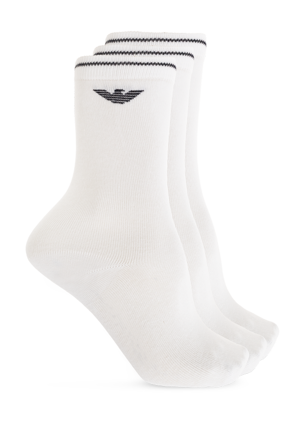 3-pack of socks with logo od Emporio Armani