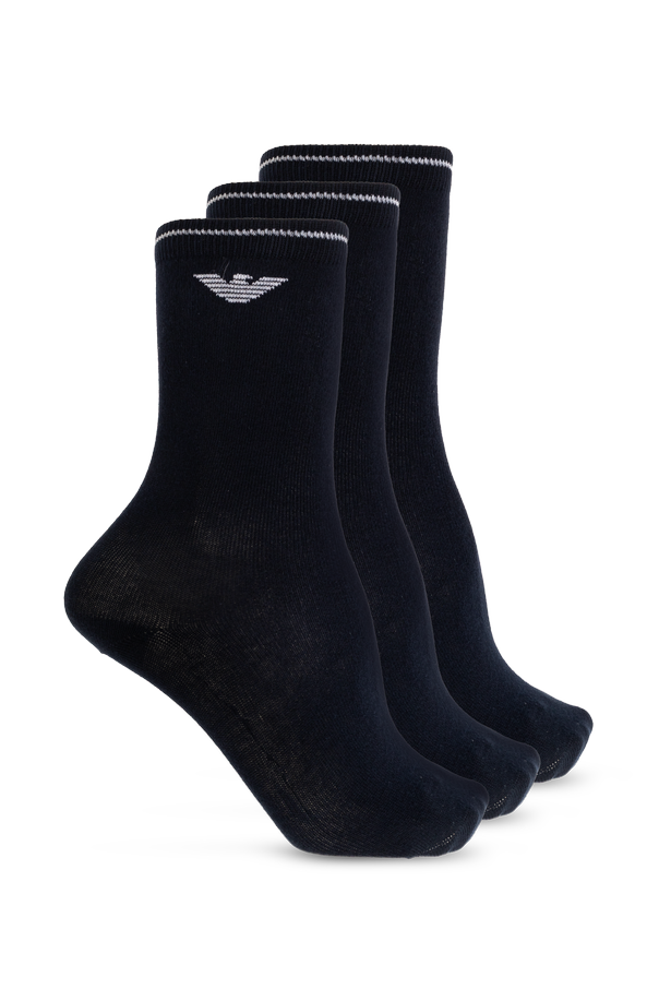 Emporio Armani Three-pack of socks with logo
