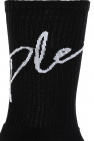 Philipp Plein BLACK Socks with logo