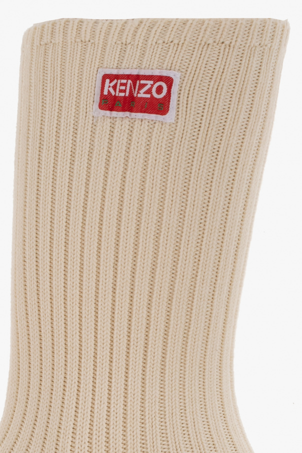 Kenzo Z Zegna Pullover mit Logo Schwarz