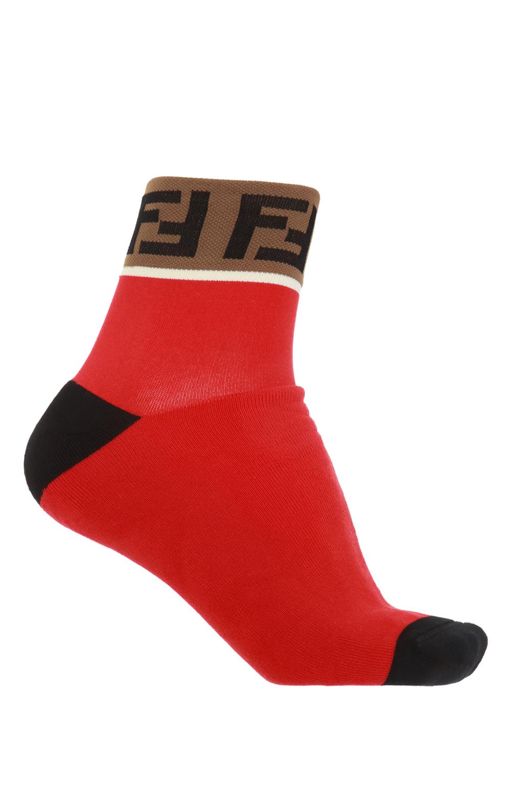 red fendi socks