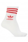 ADIDAS Originals WHITE Logo socks 3-pack