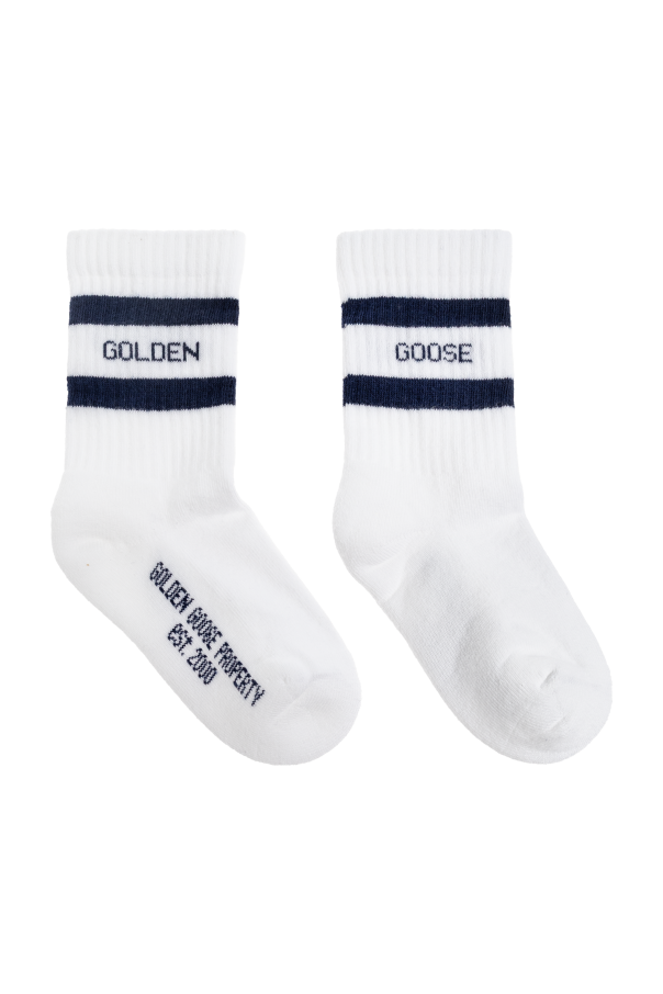 Striped pattern socks od Golden Goose Kids