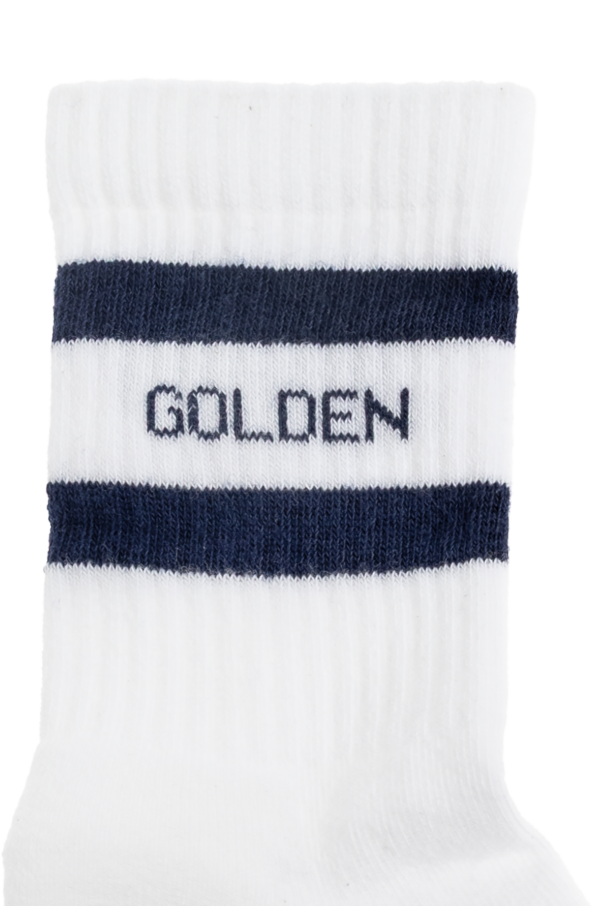 Golden Goose Kids Socken mit Streifenmuster