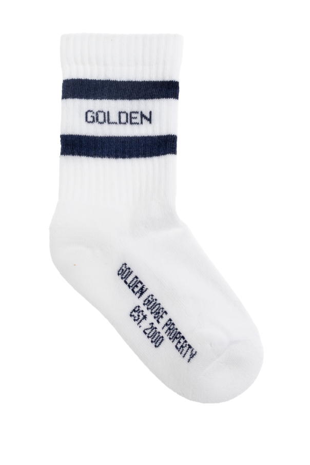 Golden Goose Kids Socken mit Streifenmuster