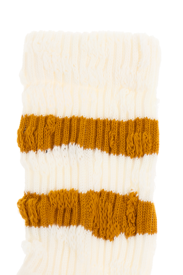 Golden Goose Kids Socks with striped pattern