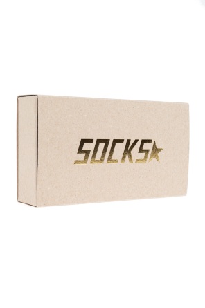 Golden Goose Kids Socks with striped pattern