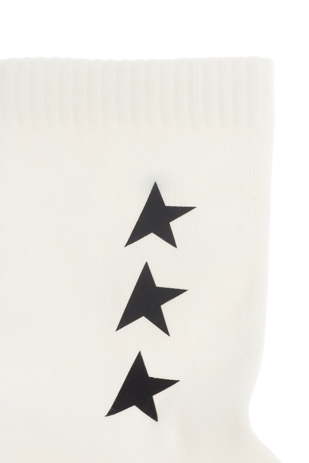 Golden Goose Kids Socks with logo