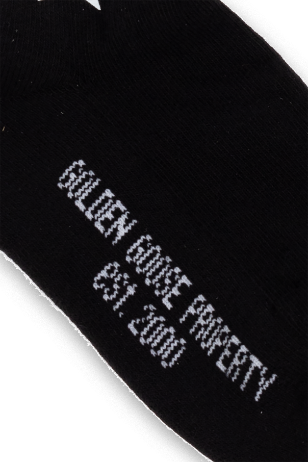 Golden Goose Kids Socken mit Logo