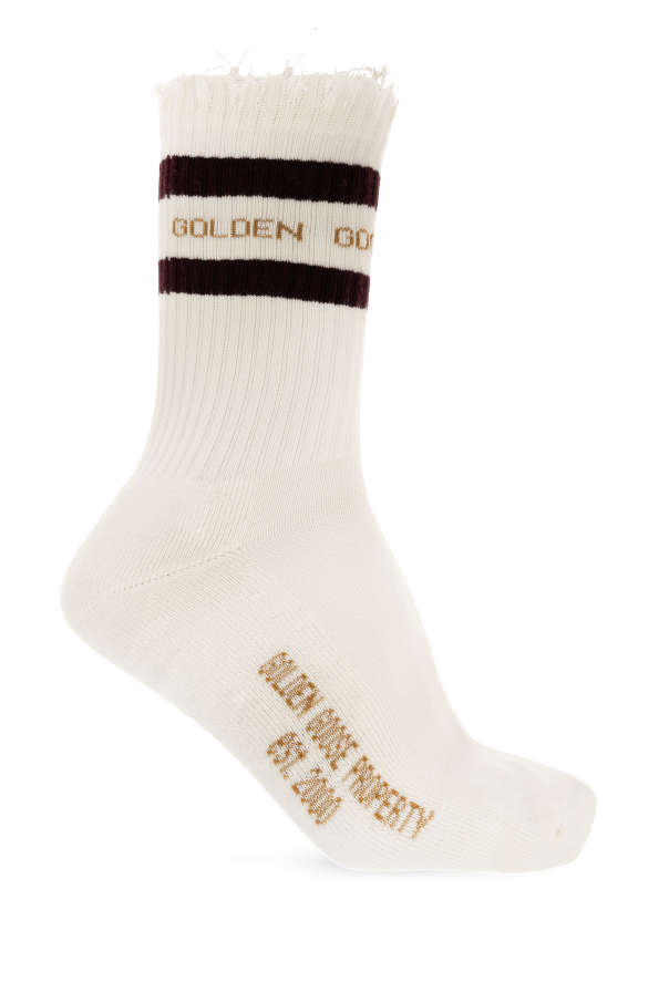 Socks with logo od Golden Goose