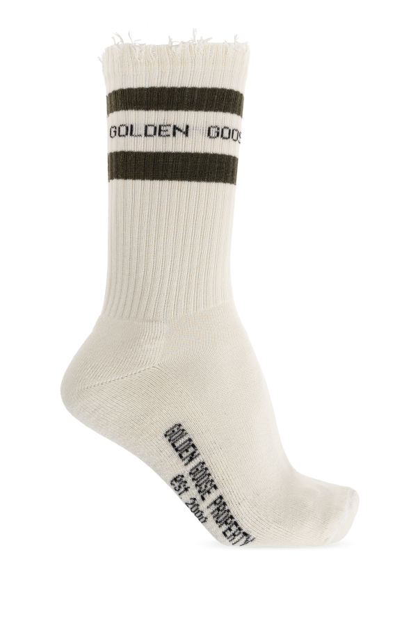 Socks with logo od Golden Goose
