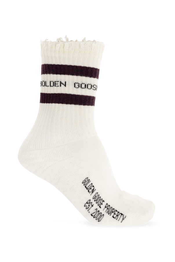 Socks with logo od Golden Goose