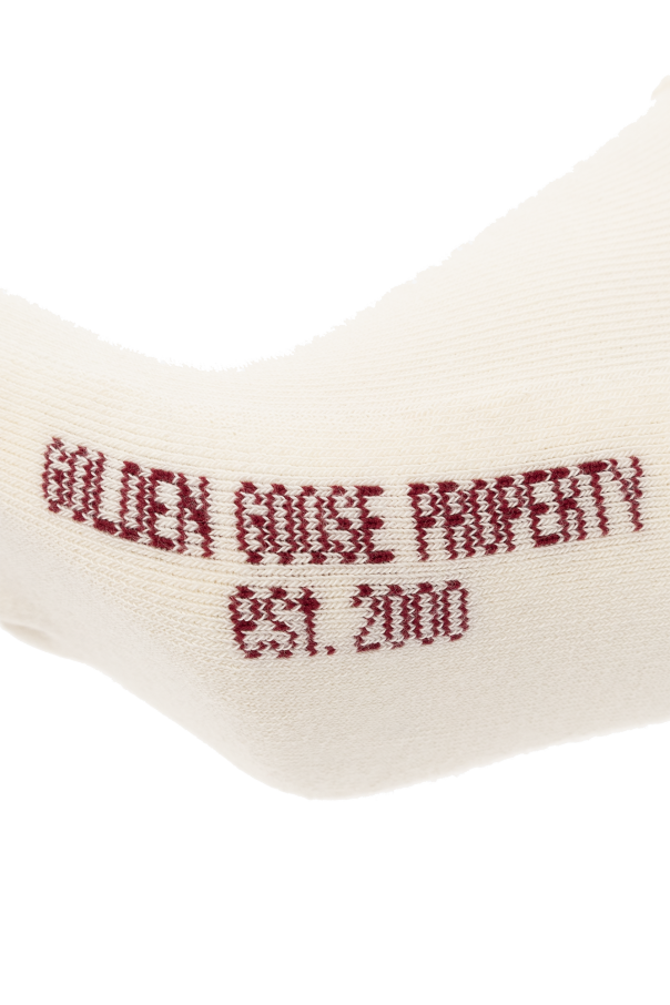 Golden Goose Bawełniane skarpety z logo
