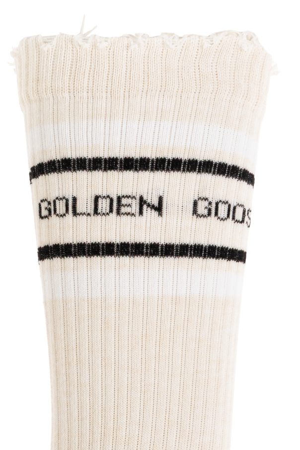 Golden Goose Calcetines de algodón con logo