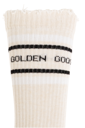 Calcetines de algodón con logo od Golden Goose