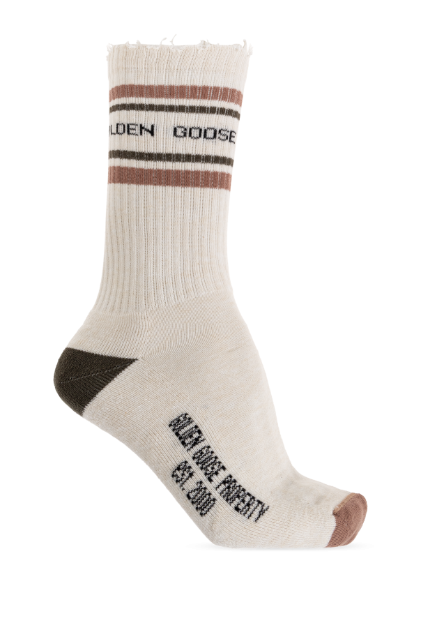 Socks with logo od Golden Goose