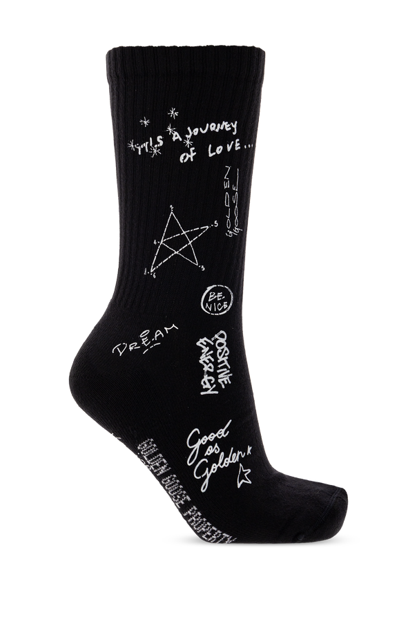Cotton Socks with Logo od Golden Goose
