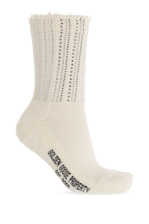 Calcetines con aplicaciones brillantes