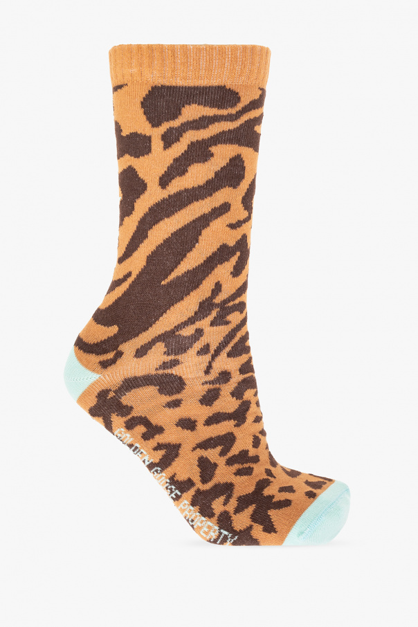 Golden Goose Socks with animal pattern