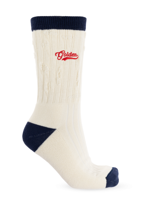 Socks with logo od Golden Goose
