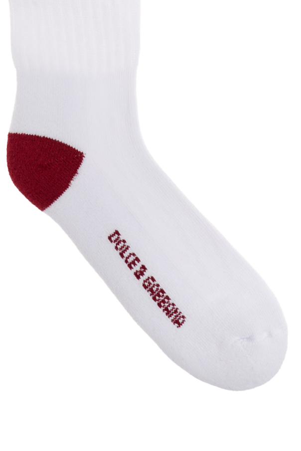 Dolce & Gabbana Lange Baumwollsocken