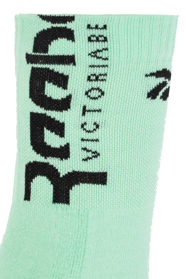 Reebok-classics Classic Leather EU 42 1 2 Int White Gum Logo socks