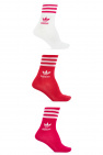 ADIDAS Originals RED Logo socks 3-pack