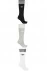 ADIDAS Kids BLACK Branded socks 3-pack