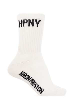 Socks with logo od Heron Preston