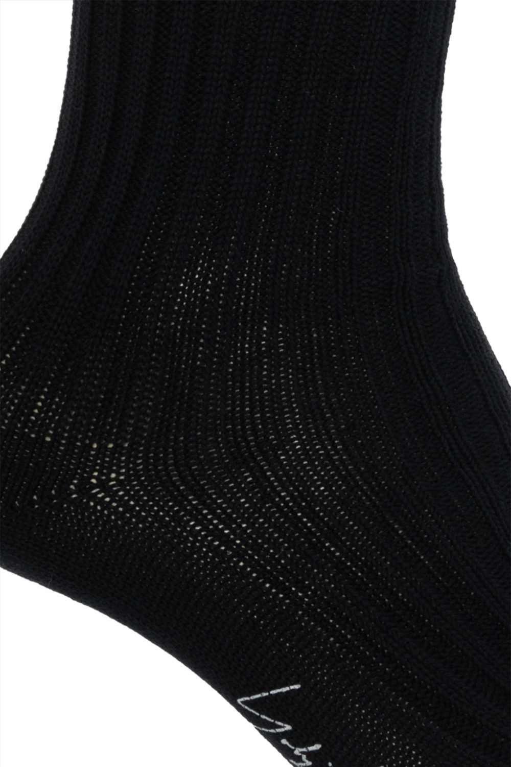 Yohji Yamamoto Long socks with logo