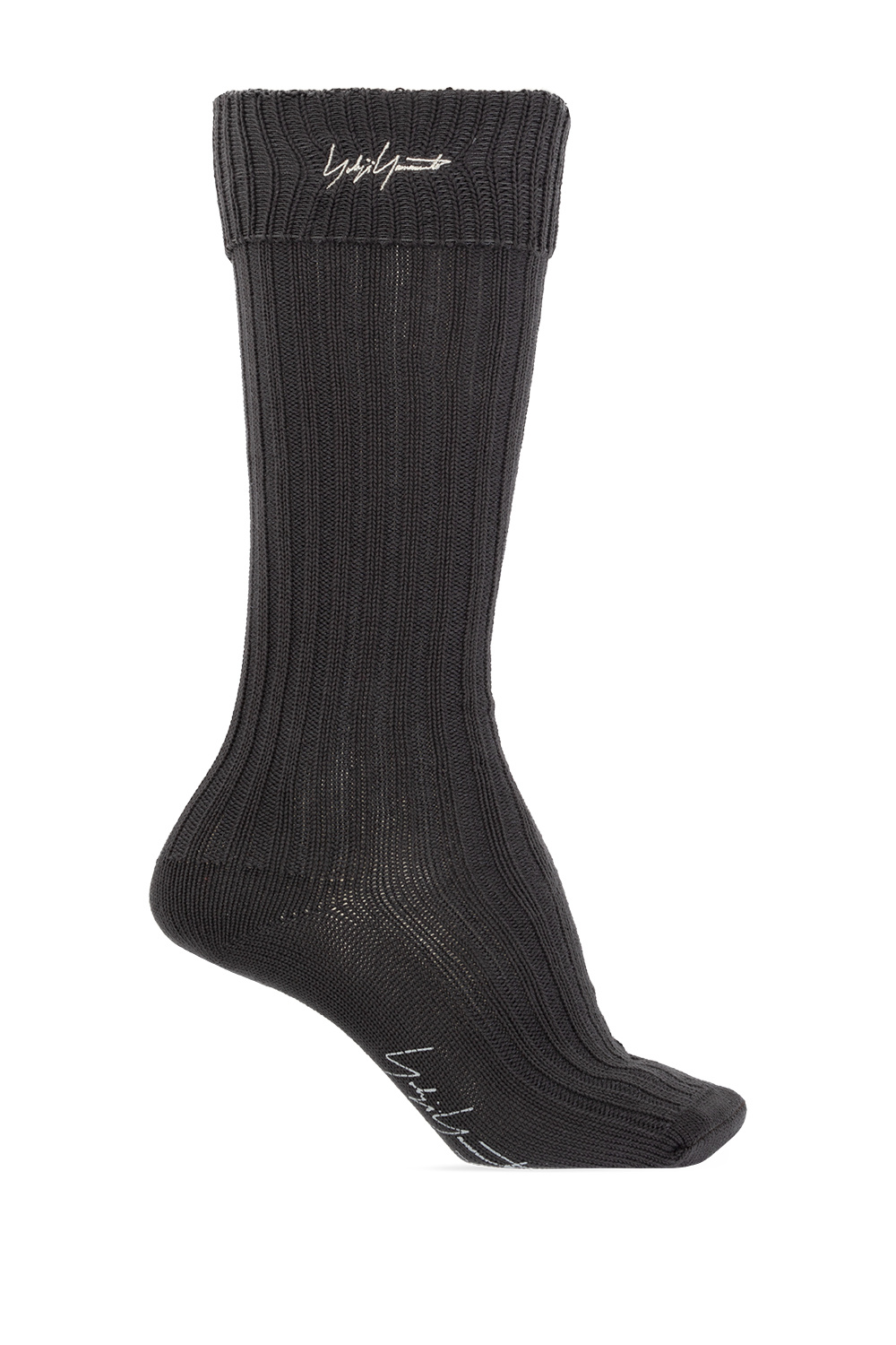 Yohji Yamamoto Long socks with logo