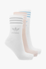 ADIDAS Originals WHITE Branded socks three-pack