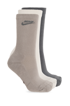 Three-pack of socks with logo