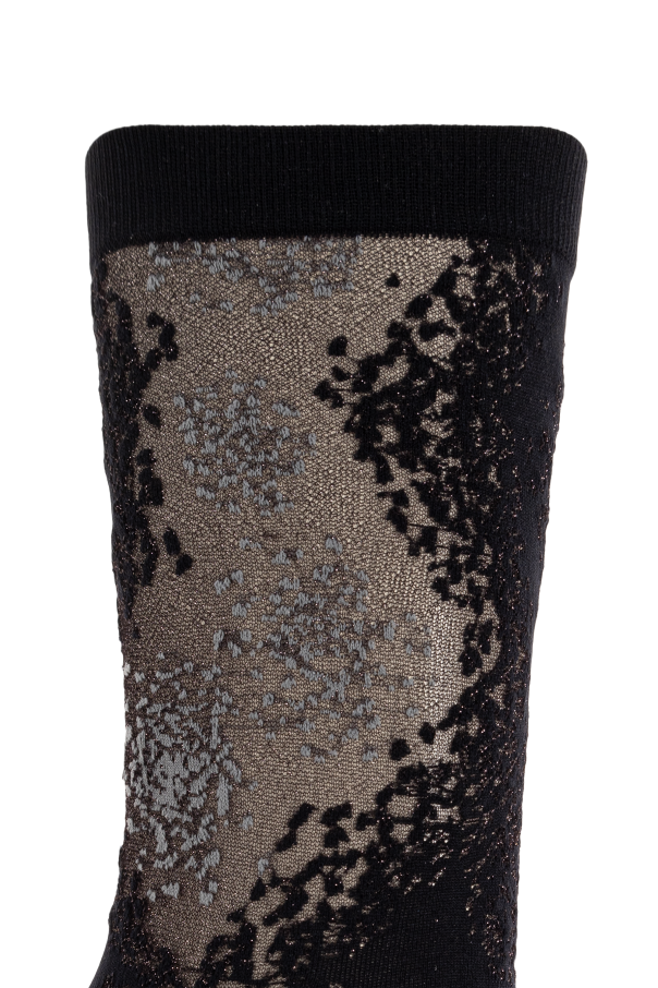 Issey Miyake Socks with Lurex thread