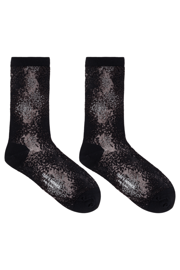 Issey Miyake Socks with Lurex thread