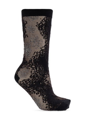 Socks with Lurex thread