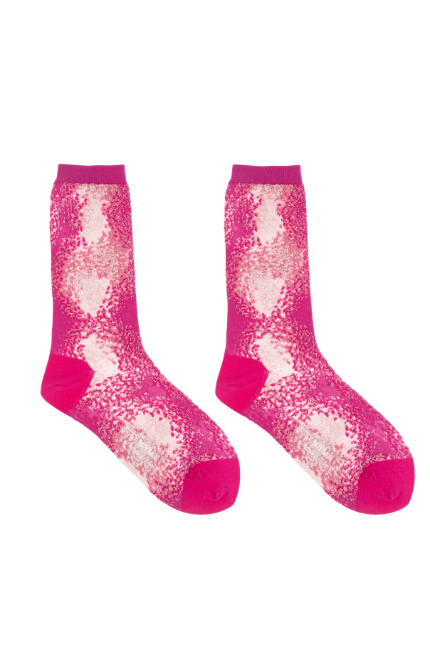 Issey Miyake Socks with lurex thread