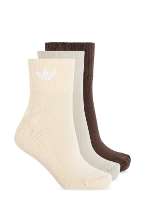 Pack de tres calcetines con logo