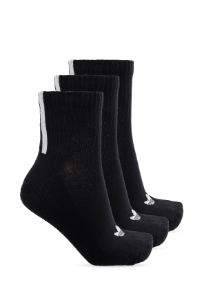 Three-pack socks with logo