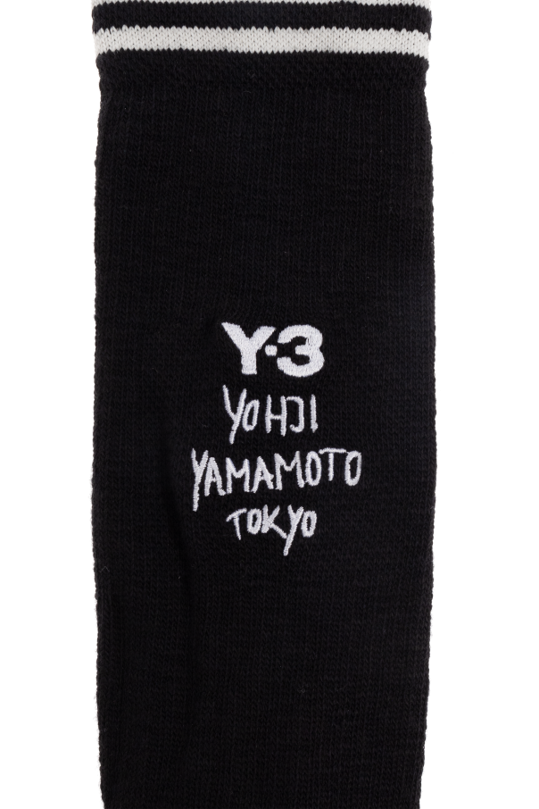 Y-3 Calcetines largos con logo